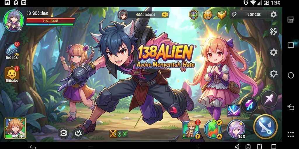 Tampilan gameplay <strong>138ALIEN</strong> yang dinamis dan penuh warna.