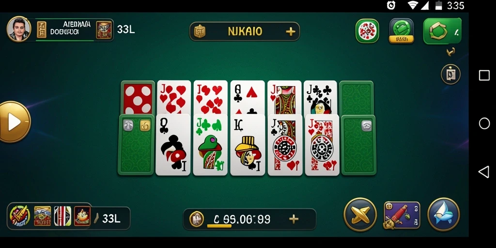 Screenshot gameplay Domino yang seru dan menantang.