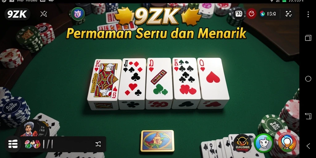 Tampak gameplay Domino yang seru dan penuh strategi.