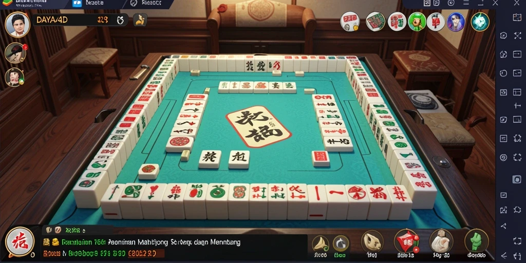 Screenshot gameplay DAYA4D menampilkan momen seru bermain Mahjong.