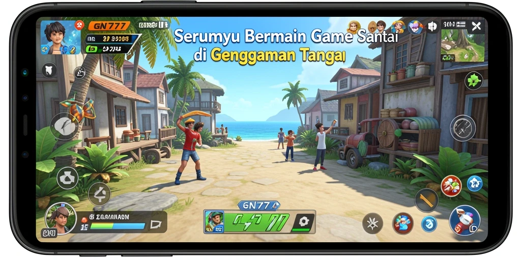 Tampilan menarik dari gameplay <strong>GN777</strong> yang menghibur dan colorful.
