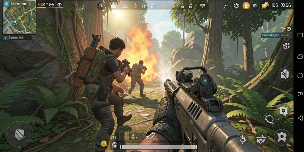 Tampilan menarik pada gameplay seru di IDX66.