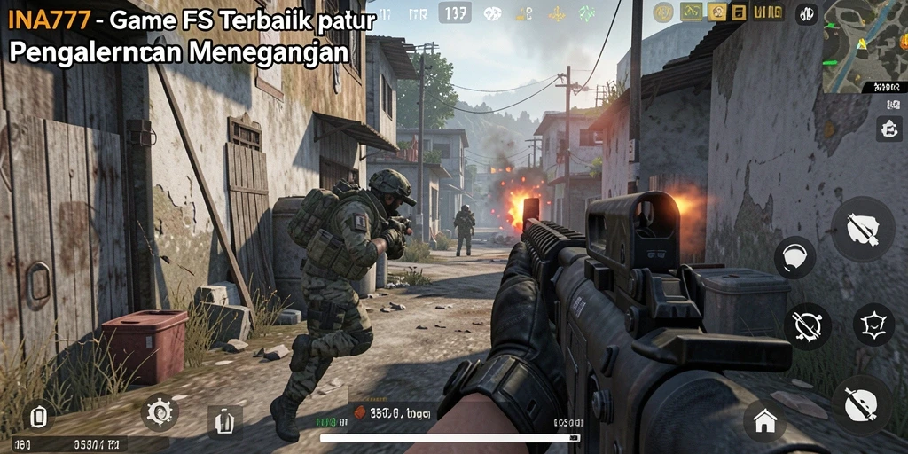 Gameplay mendebarkan di <strong>INA777</strong> dengan aksi tembak-menembak yang intens.