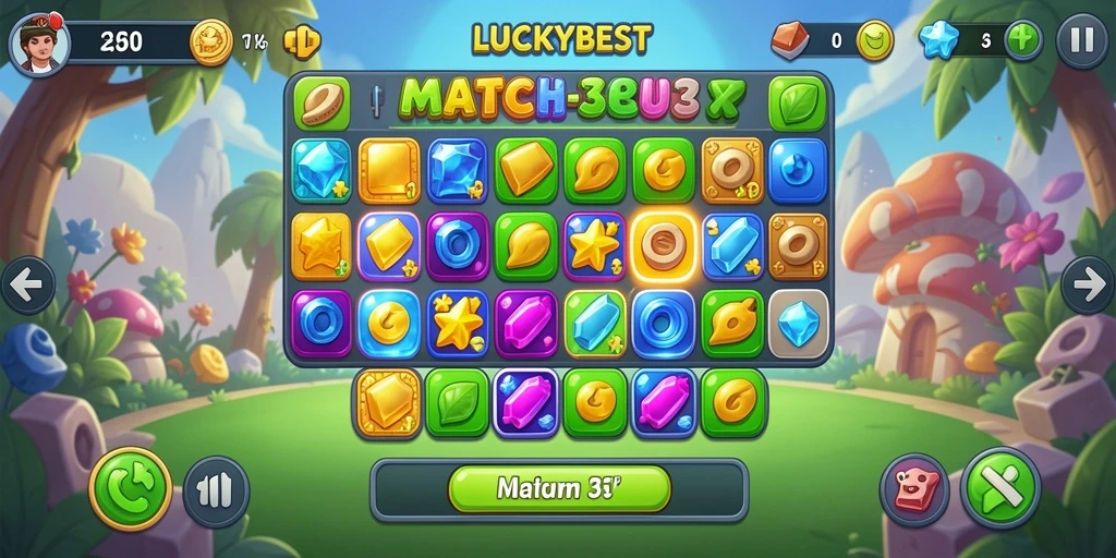 Gameplay seru LUCKYBEST dengan grafis menarik.