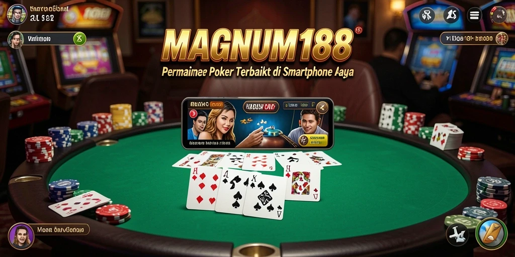 Screenshot utama MAGNUM188 menampilkan gameplay seru dalam permainan Poker.