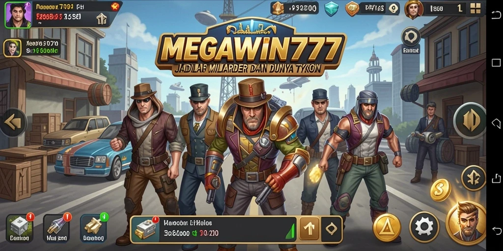 Tampilan gameplay MEGAWIN777 dengan elemen yang menarik dan interaktif.