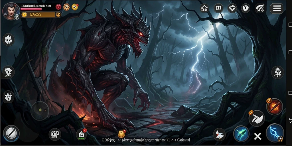 Screenshot ODDIGO menampilkan momen mencekam dalam gameplay.