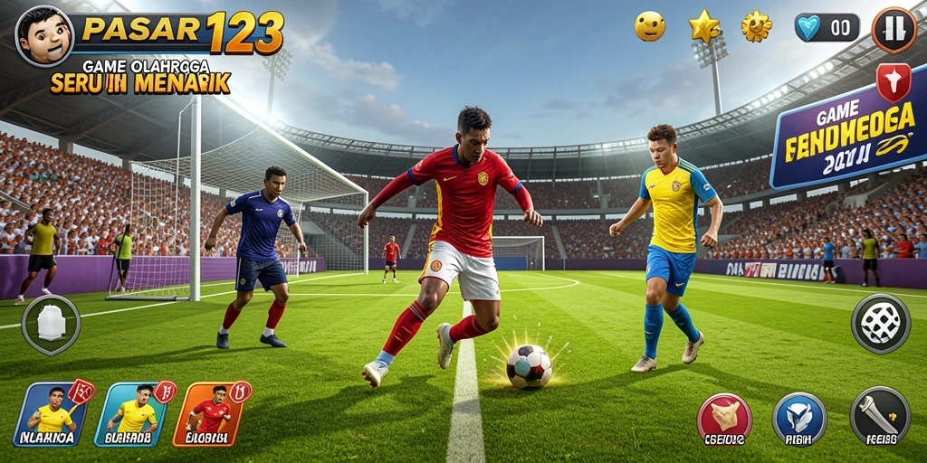 Tampilan mengesankan dari gameplay PASAR123 yang penuh aksi olahraga.
