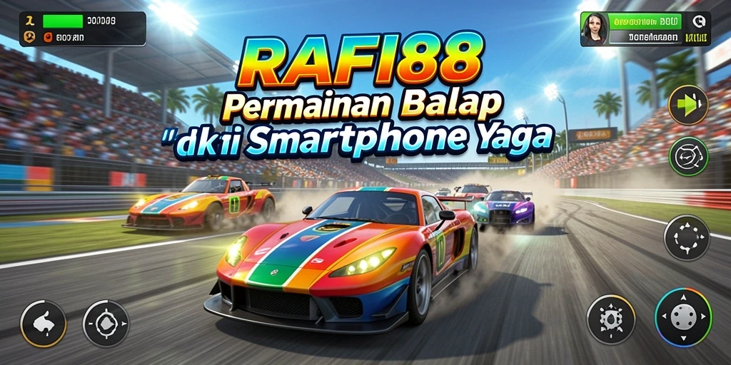 Tampilan gameplay Racing yang dinamis dan seru di RAFI88.