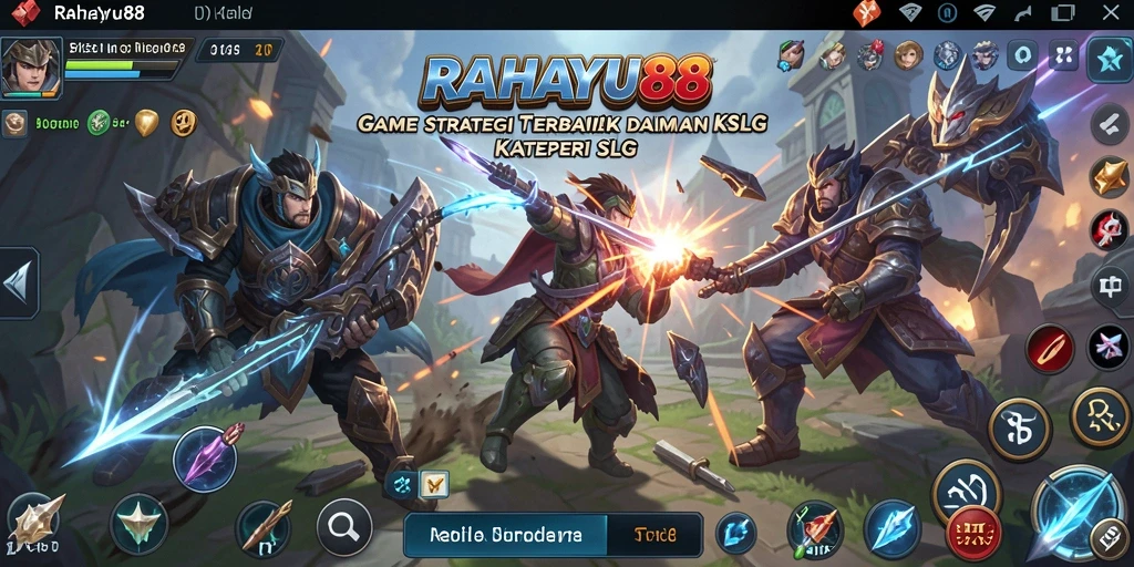 Tangkapan layar RAHAYU88 menampilkan aksi strategis dalam game SLG.