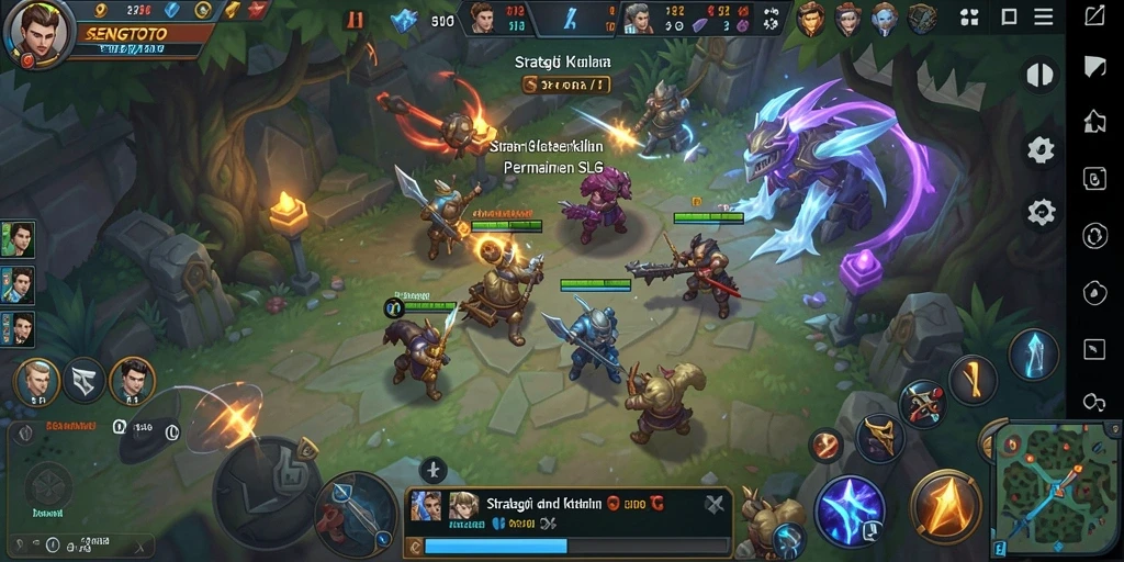 Gameplay <strong>SENGTOTO</strong> menunjukkan strategi dan taktik dalam pertempuran.