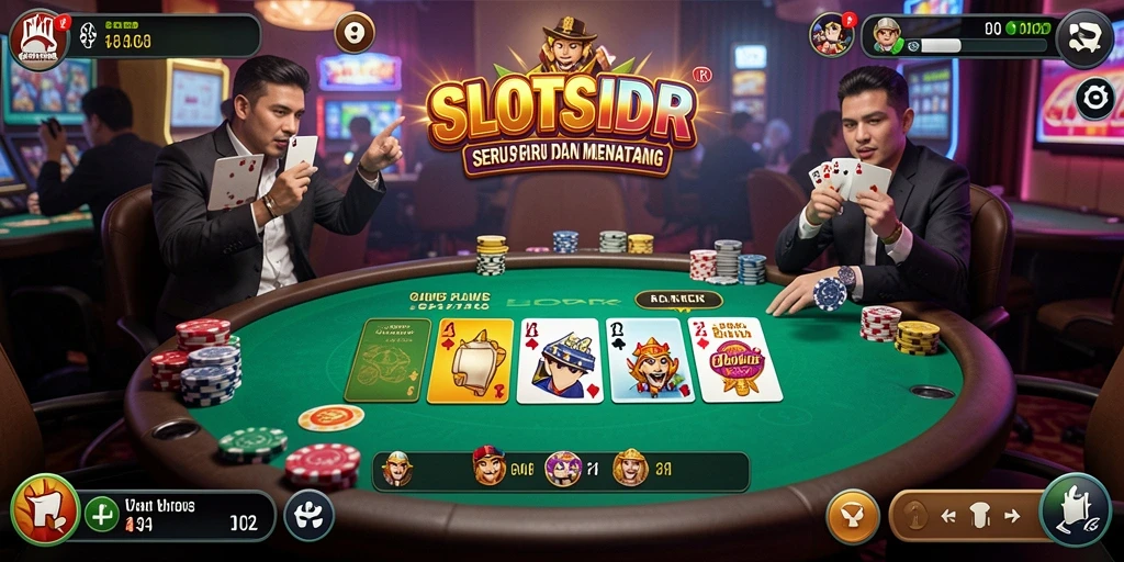 Gameplay Poker yang seru dan mendebarkan di SLOTSIDR.