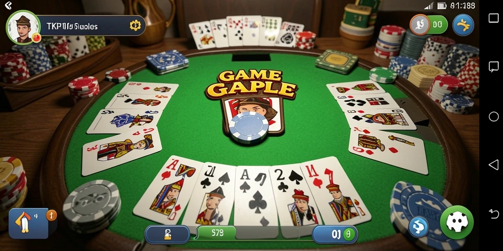 Gameplay Gaple yang seru dan interaktif di TKP188.