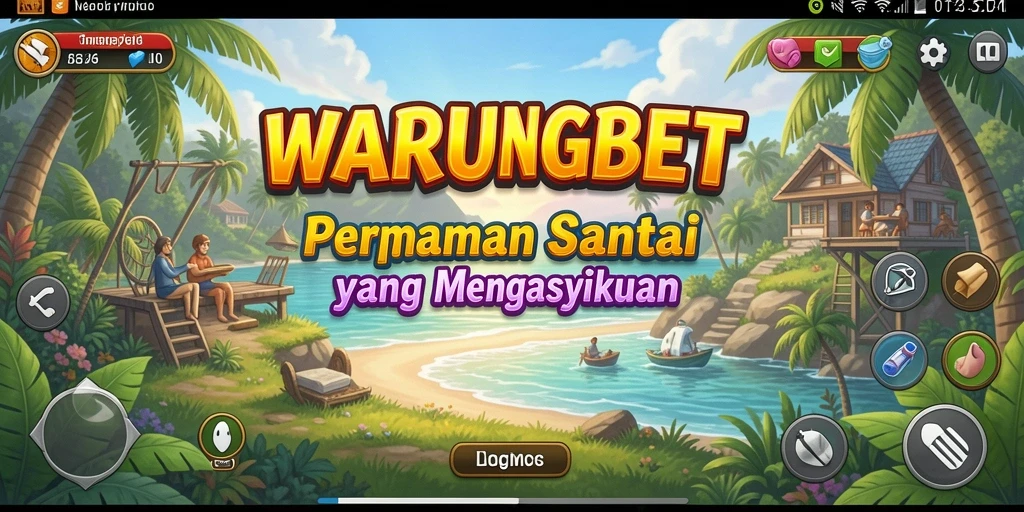 Tangkapan layar permainan WARUNGBET dengan grafis menarik dan gameplay santai.